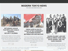 Tablet Screenshot of moderntokyonews.com